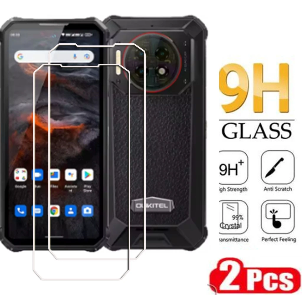 2PCS 9H HD Tempered Glass For Oukitel WP19 Pro 6.8