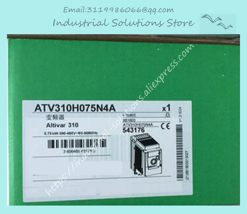 Новый ATV310H075N4A Обновленная замена ATV303H075N4 Входной инвертор VFD 3PH 380 В 2,3 А