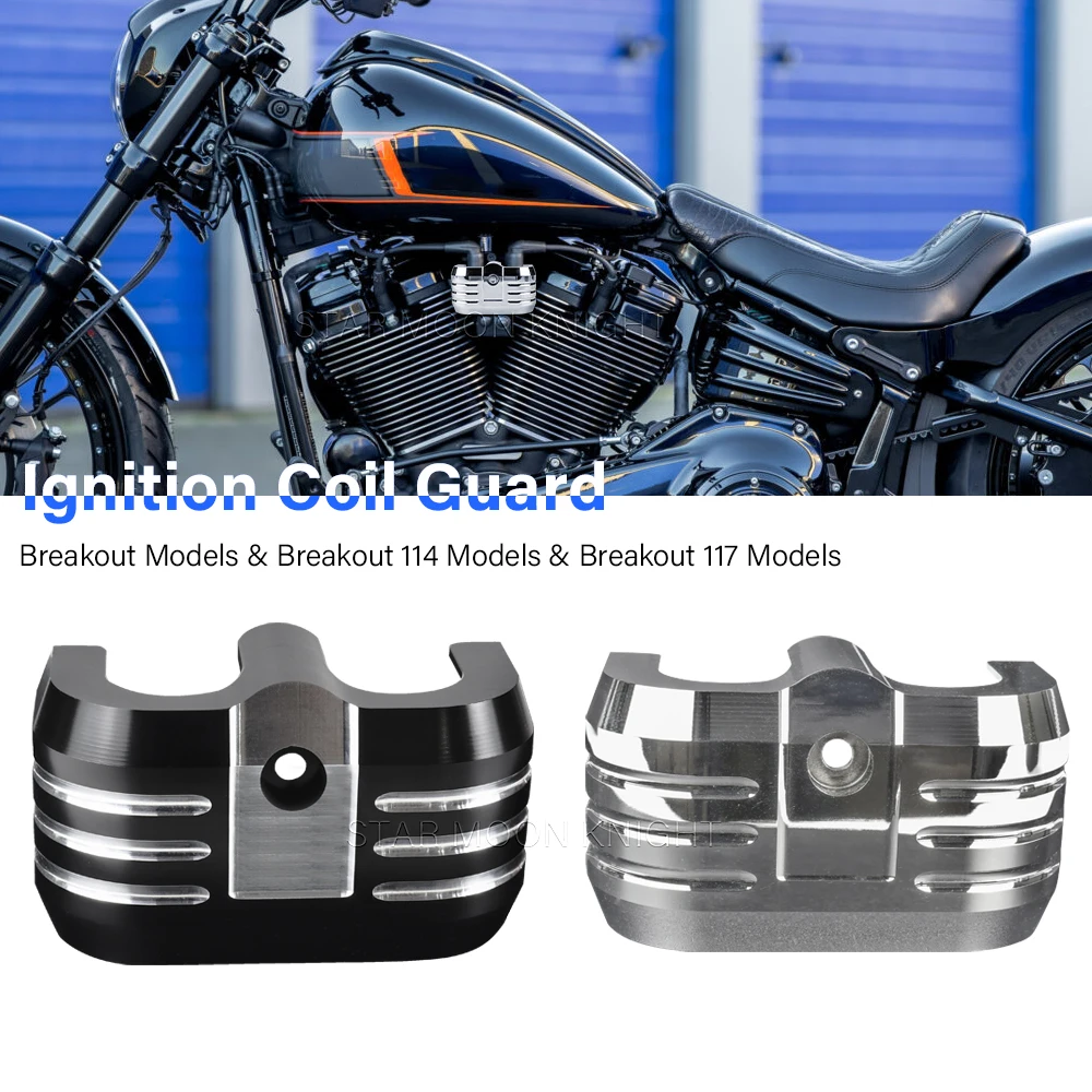 

Low Rider S Ignition Coil Guard For Breakout 114 FXBRS Razor 4.0 Breakout 117 Heritage Classic CVO Street Glide