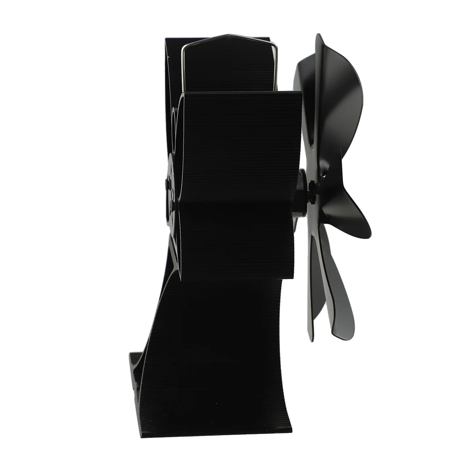 6 شفرات مروحة الموقد مروحة بأكسيد الألومنيوم البناء عالية الكفاءة دوران الهواء تحسين تدفق الهواء الساخن لموقد الفحم #4