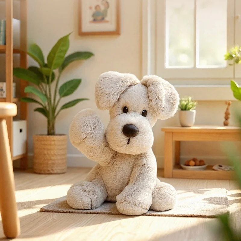 

New Sunny Big Ears Puppy Plush Toys Soft Cozy Cartoon Puppy Doll Warm Children Appease Doll Kawaii Room Decor Lovely Gift