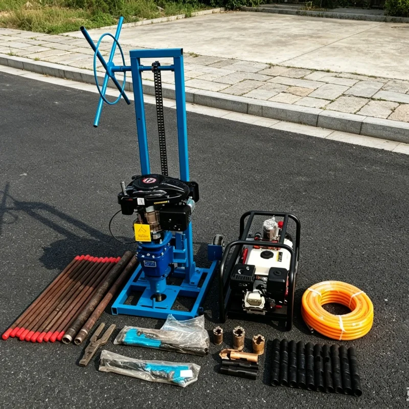 Customized Lightweight Mini Drilling Rig, Dedicated for Water Well Drilling, Mountain Exploration Drilling Machinery