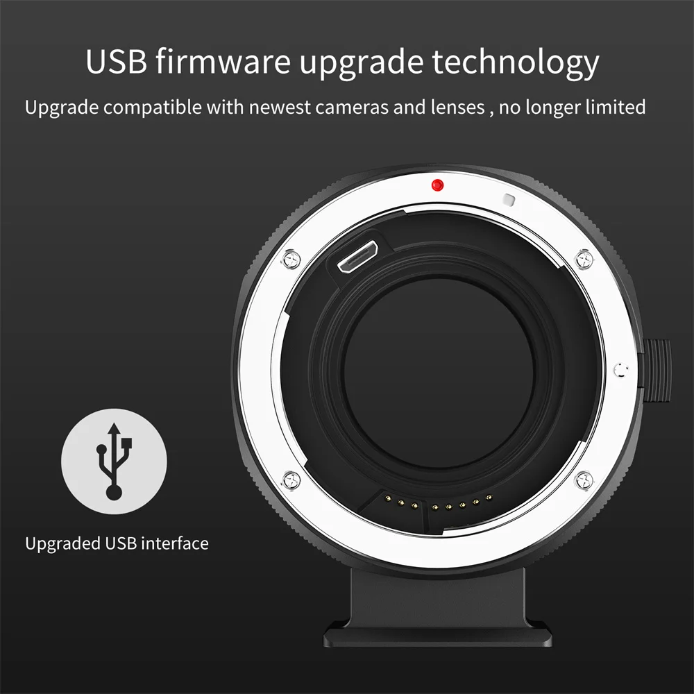 K&F Concept Auto Focus Lens Mount Adapter EF/EF-S to FX Electronic Lens Adapter for Canon EF EF-S Mount Lens to Fuji FX Cameras