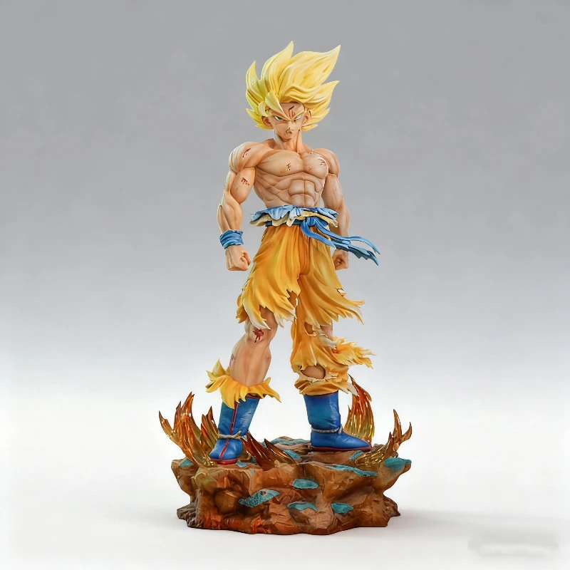 

35 см Dragon Ball Xenoverse II Son Goku Series, фигурка с двойной головкой, резьба по двойной шкале, модель персонажа, гаражный комплект, коллекция, подарок