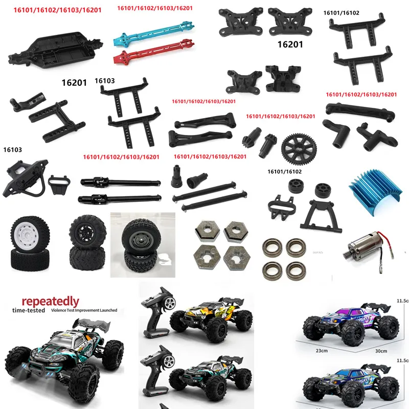 

SCY 16101 16102 16103 16201 16101pro 16102pro high speed RC Car Accessories 6028 6029 6030 6031 6001 6005 SCY16101PRO Car update