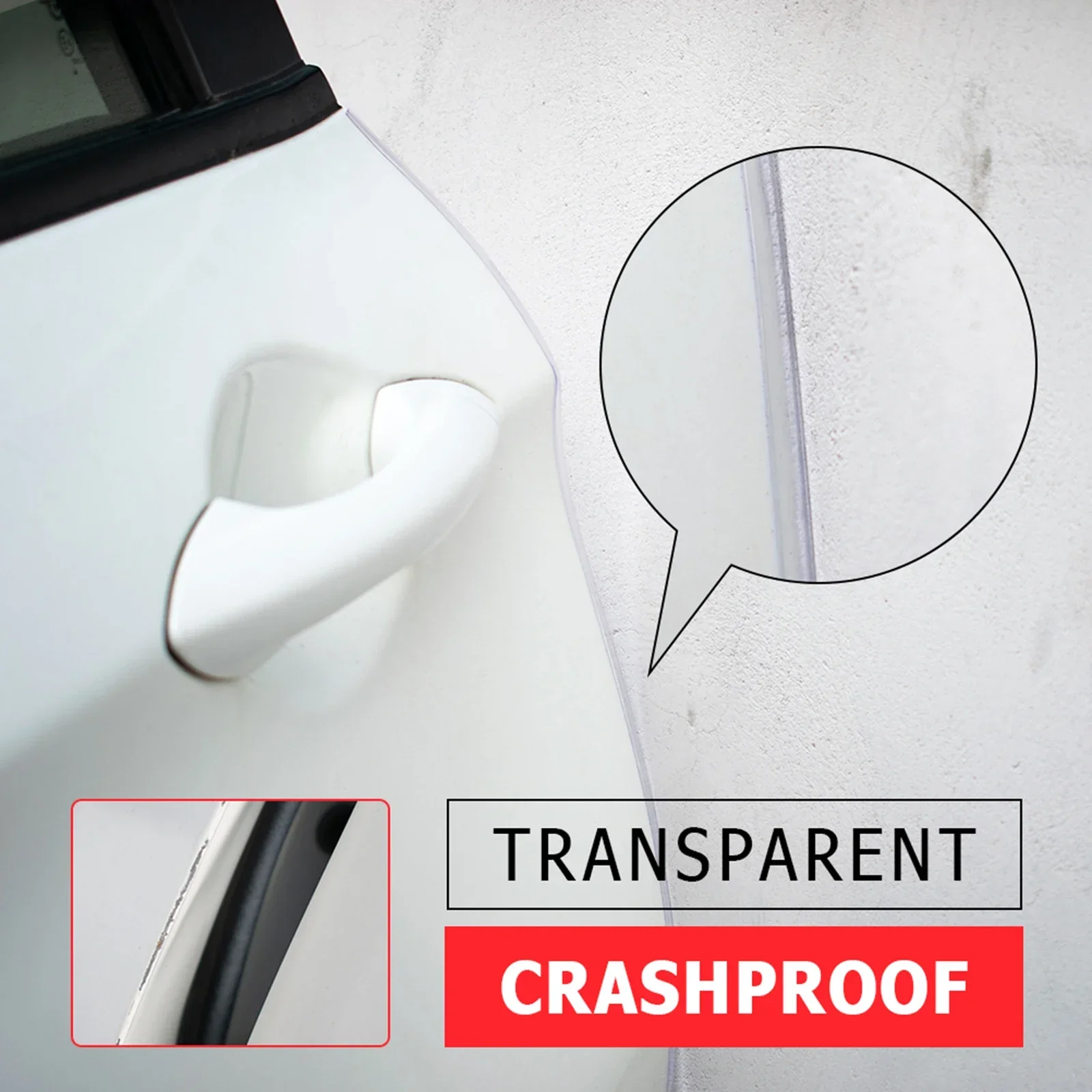 5M Universal Car Door Protector U Shape Auto Door Edge Guards Rubber Trim Sealing Anti Scratch Protection Seal Strip Cover