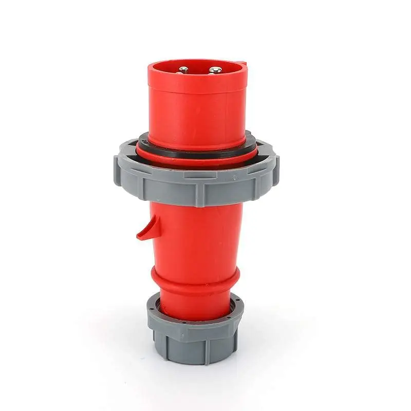 IEC60309 Waterproof CEE Industrial Connector Plug 4Pin 32A 380V-415V 3P+E IP67