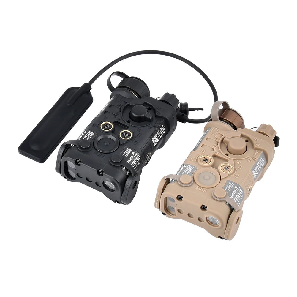 Tactic NGAL Laser Red IR Indicator LED Flashlight Strobe Function Remote Switch Fit 20mm Picatinny Rail Airsoft Hunting Light