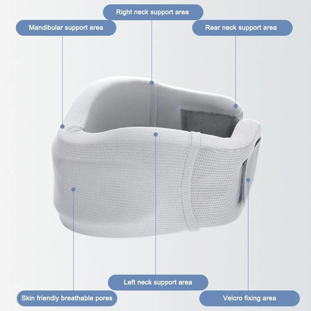 U Shaped Pillow Ice Silk Neck Protector Neck Sleeve Neck Holder Portable Neck Forward Tilt Corrector  Office Relaxing Massager