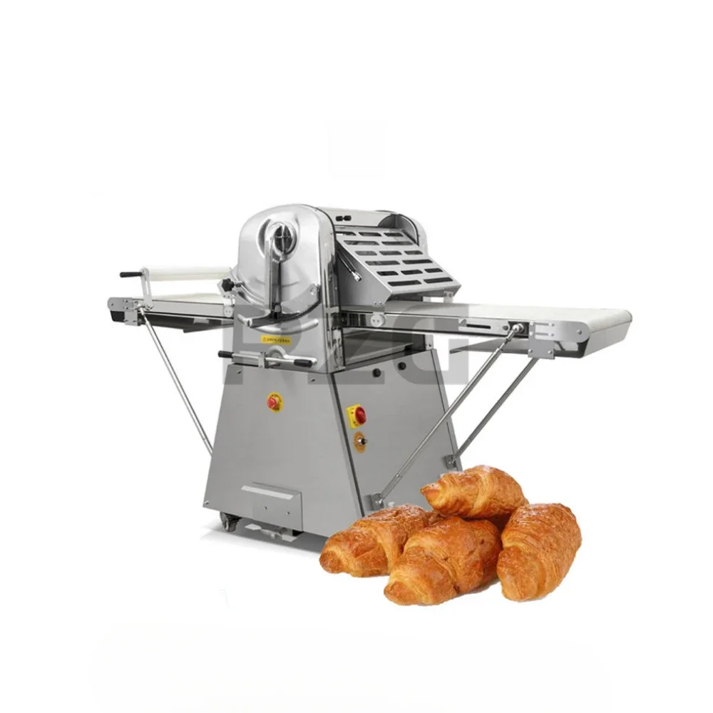 

Commercial Pizza Bread Dough Sheeter Pastry Cake Shortening Making Machine Vertical Bakery Equipment
