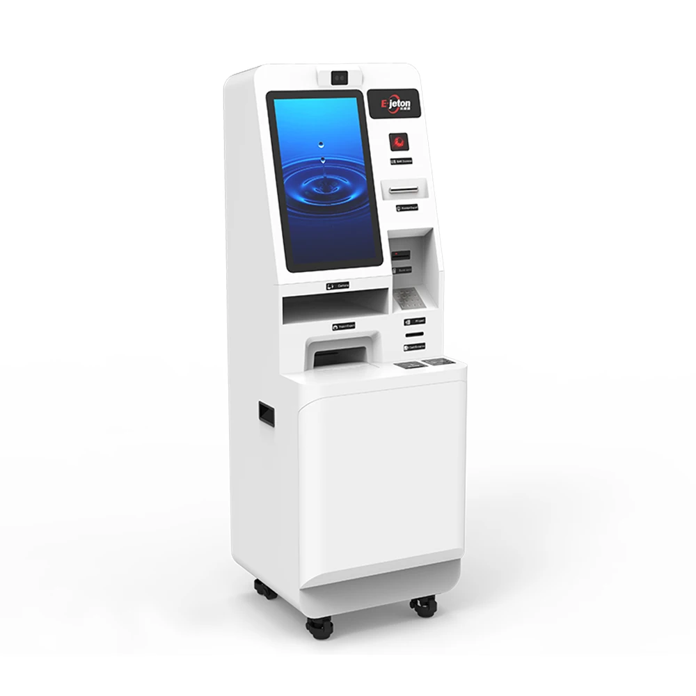 Factory Price Self Service Query Kiosk Inquiry Check Payment 21.5inch Electronic Queue Touch Screen Print