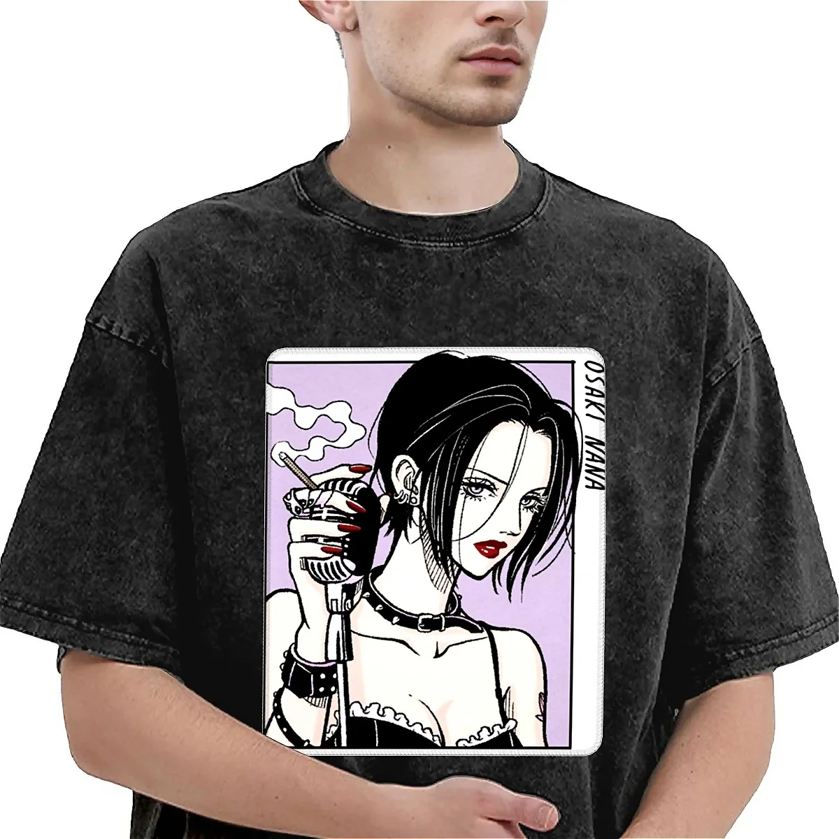 NANA Osaki Anime T Shirt Summer Japanese Vintage T Shirts 2024 Cotton Hippie Tshirt For Men Short Sleeves Design Clothes