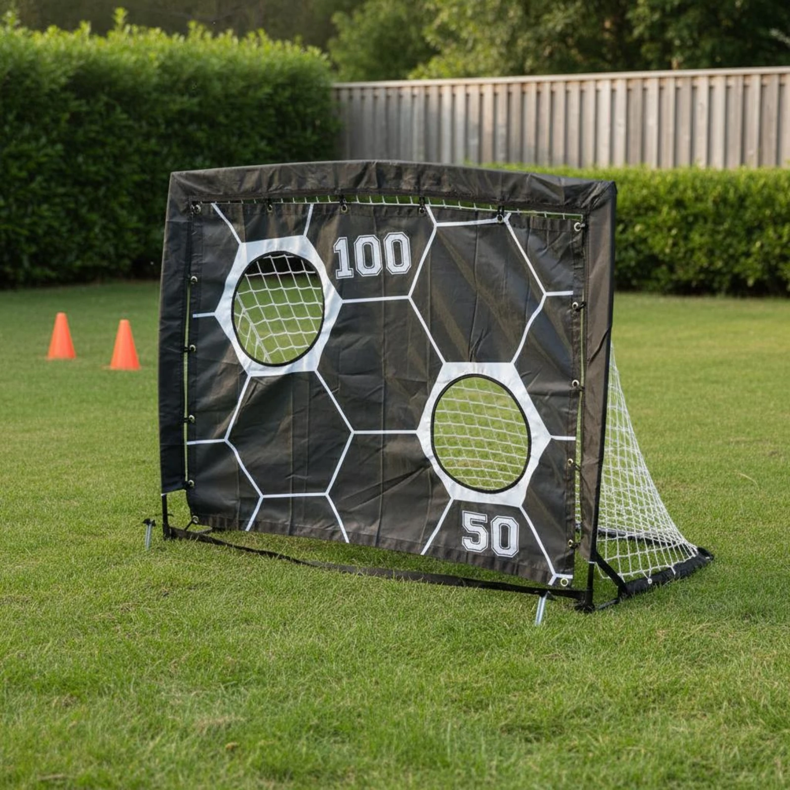 

Foldable Soccer Net Lightweight Kids Soccer Target Goal Portable Instant-Open Goal Easy Setup Sports Gear for Children, Training