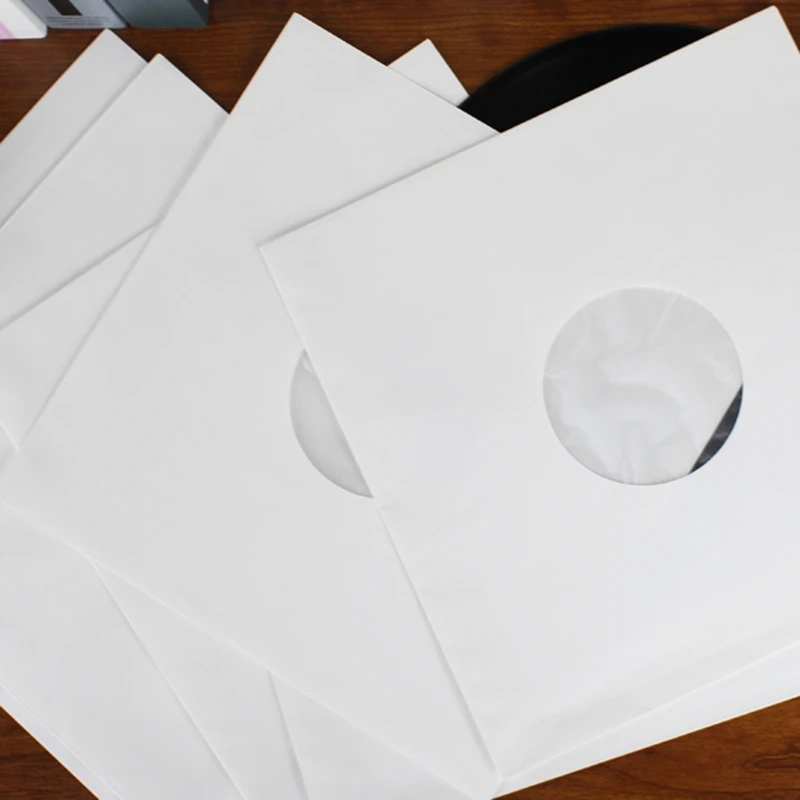 20 Stück 12 Zoll LP Platten abdeckung wieder versch ließbare Außenhüllen Papiertüte Schallplatten Aufbewahrung beutel