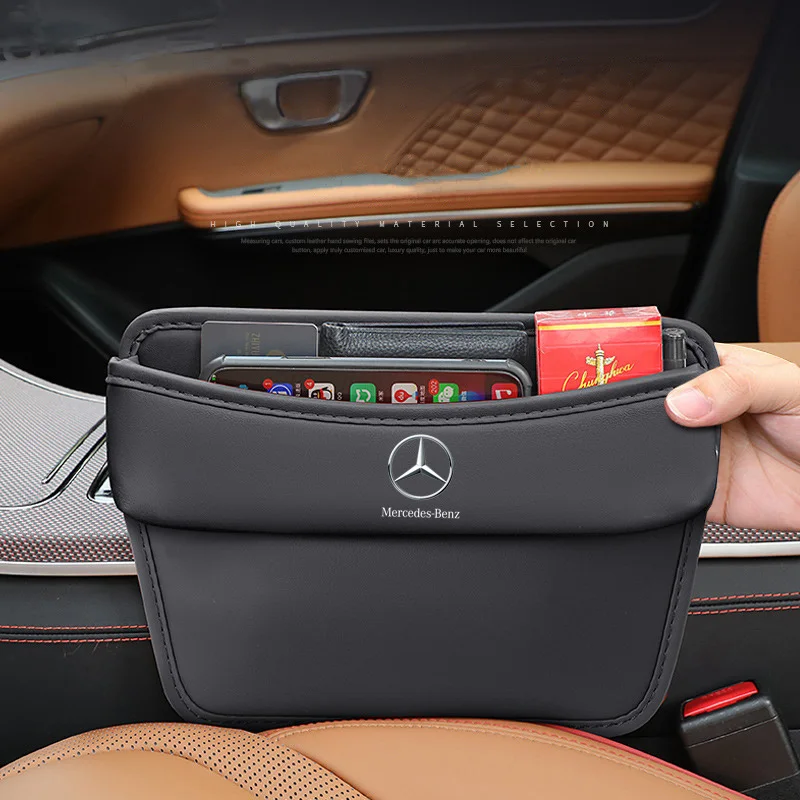 

Car Accessories Seat Gap Organizer Box Leak-proof Storage Bag For Mercedes Benz AMG W204 W205 W203 W211 W212 W213 W201 W210 W124