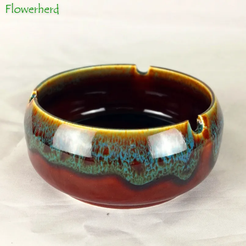 Creative Ashtray Ceramic Porcelain Smoking Set Container Ash Trays Weed Ashtray Ash Tray Cigar Ashtrays