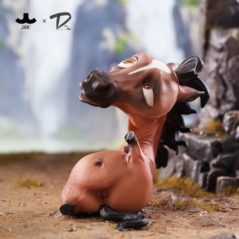 

In Stock Jxk Cute Creative Funny Figure Ornaments for The Zodiac Horses