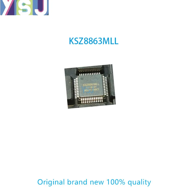 

KSZ8863MLL IC ETHERNET SW 3PORT 48-LQFP