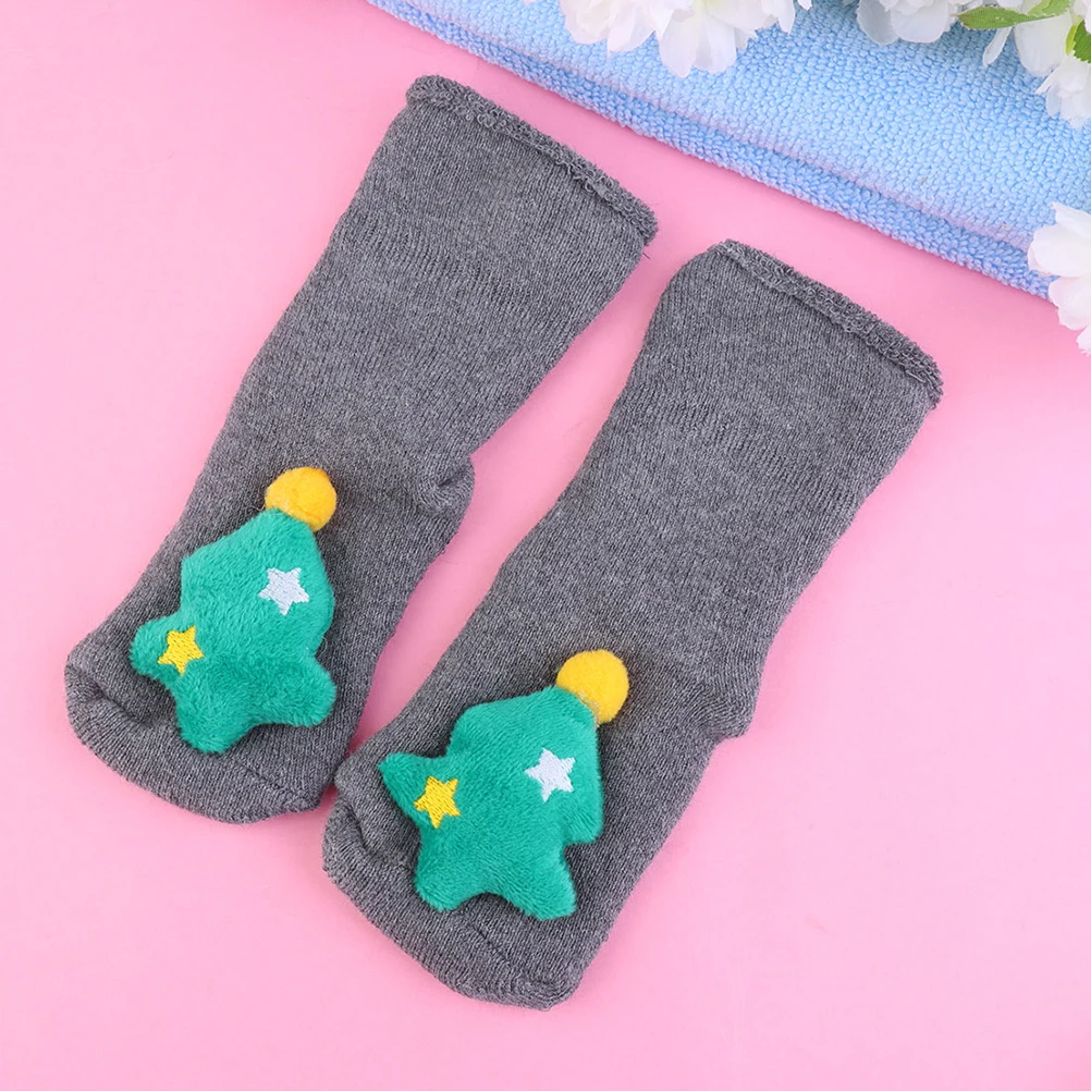 

Christmas Socks Cotton Breathable Comfortable Toddler Anti-skid Baby Socks Hygroscopic Natural Material Skin-friendly Dry