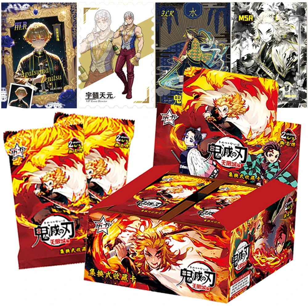 

Demon Slayer Collection Cards Agatsuma Zenitsu Hashibira Inosuke Creative Characters Close Up Theme Cards Christmas Party Gifts