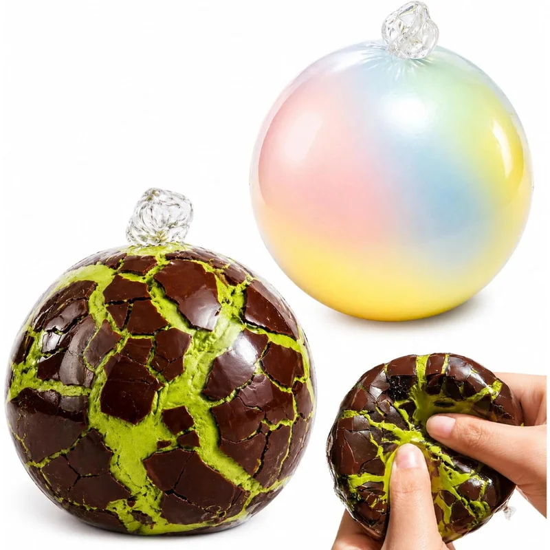 New Spot Chocolate Crunch Squeeze Ball Multicolor Super Soft Decompression Toys Adult Desk Anxiety Relief Decompression Toys.