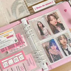 MINKYS 10 sztuk/paczka mały szczeniak z motylem Kpop kkpak etui etui do segregatora A5 uchwyt na fotokartka do zdjęć torba do przechowywania albumów