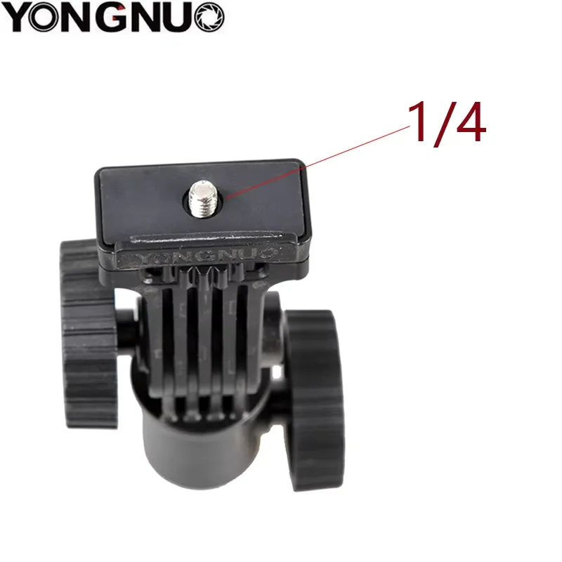 Suporte de Luz LED YONGNUO com Montagem Hot Shoe Giratória para