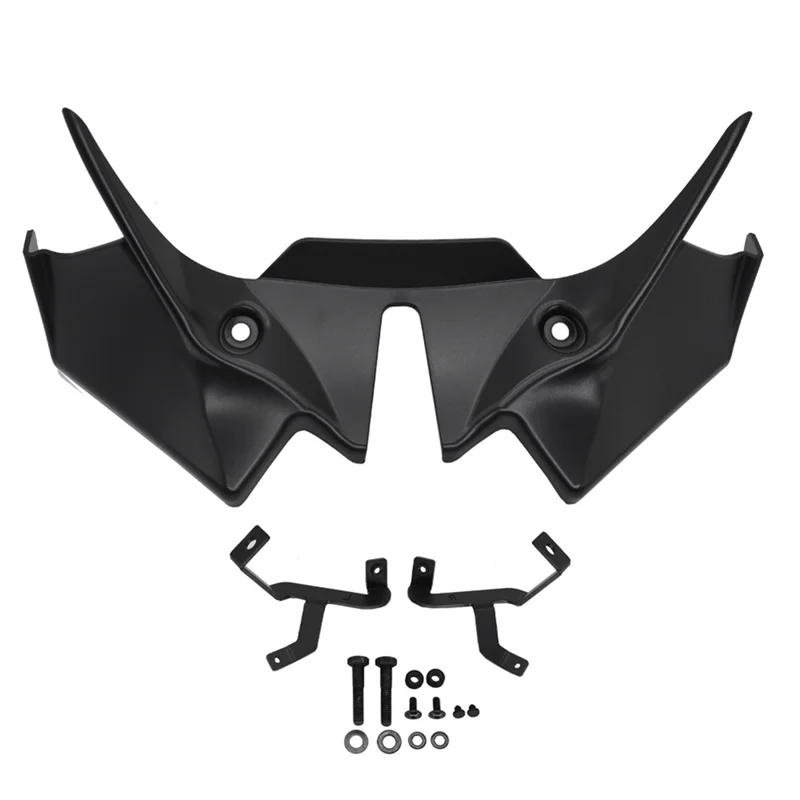 

Классический передний спойлер для Kawasaki Z650 Z 650 2020-2024, аэродинамическое крылышко, прижимная сила, дефлектор, обтекатель мотоциклов, черный