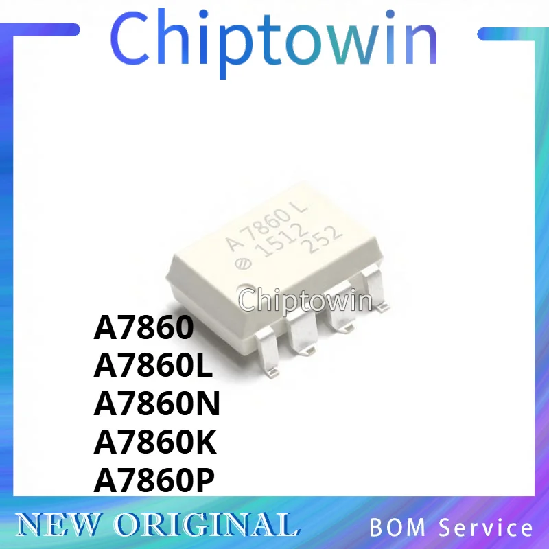 5/50/500 pcs A7860L A7860P A7860N A7860K HCPL-7860L A7860 SOP-8 Optocoupler Original In Stock W7