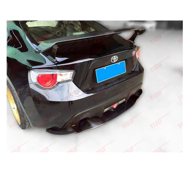 Carbon fiber FRP Rear Bumper Diffuser Lip Spoiler For Toyota GT86 For Subaru BRZ JDM Style 2012-2015 Auto Car Decoration