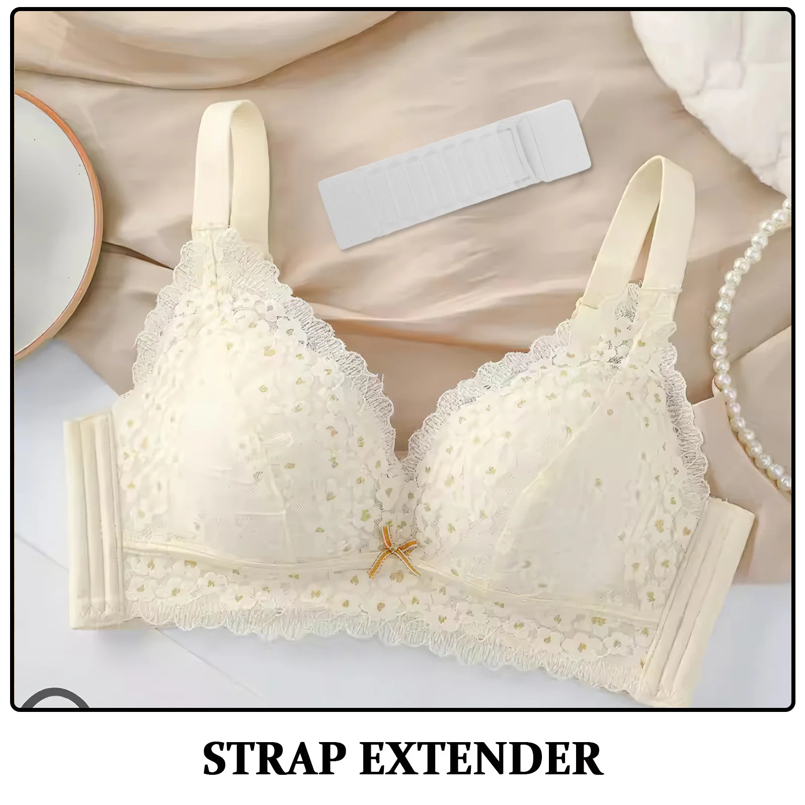 6 stuks bh-verlengers 8-gaats verstelbare riemgesp elastische bandverlenging comfortabele ondersteuning voor sportzwempak jurkriem