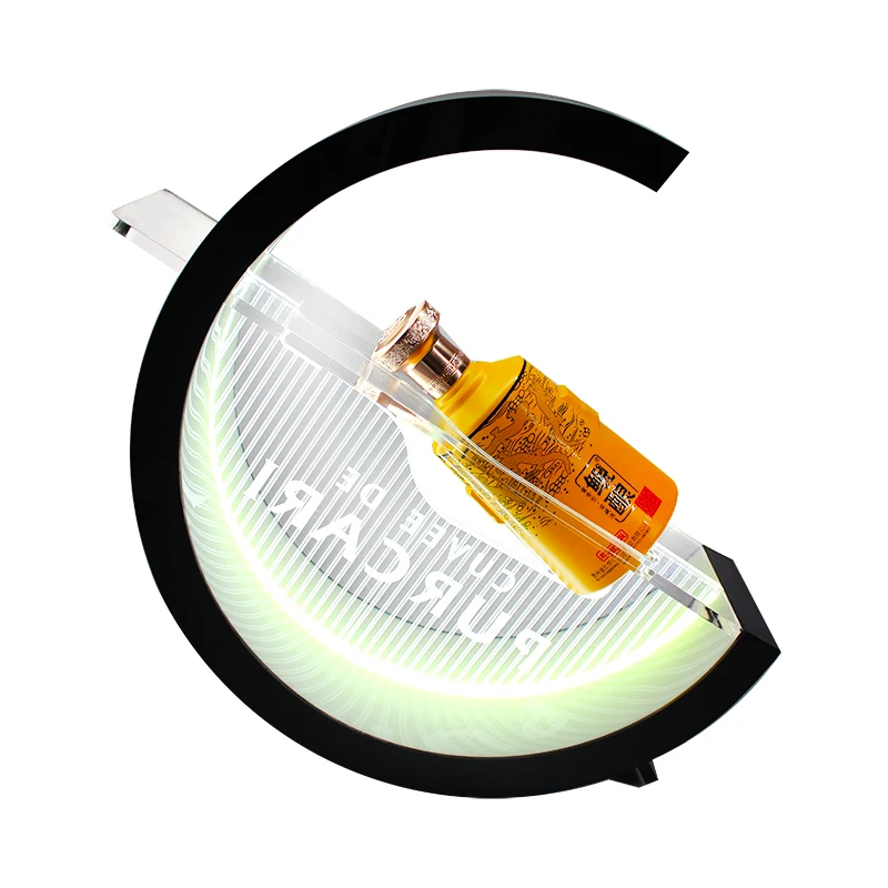 

Подставка-презентер для бутылок шампанского из акрила с LED-подсветкой Azul, светящийся держатель для бутылок для ночных клубов и баров