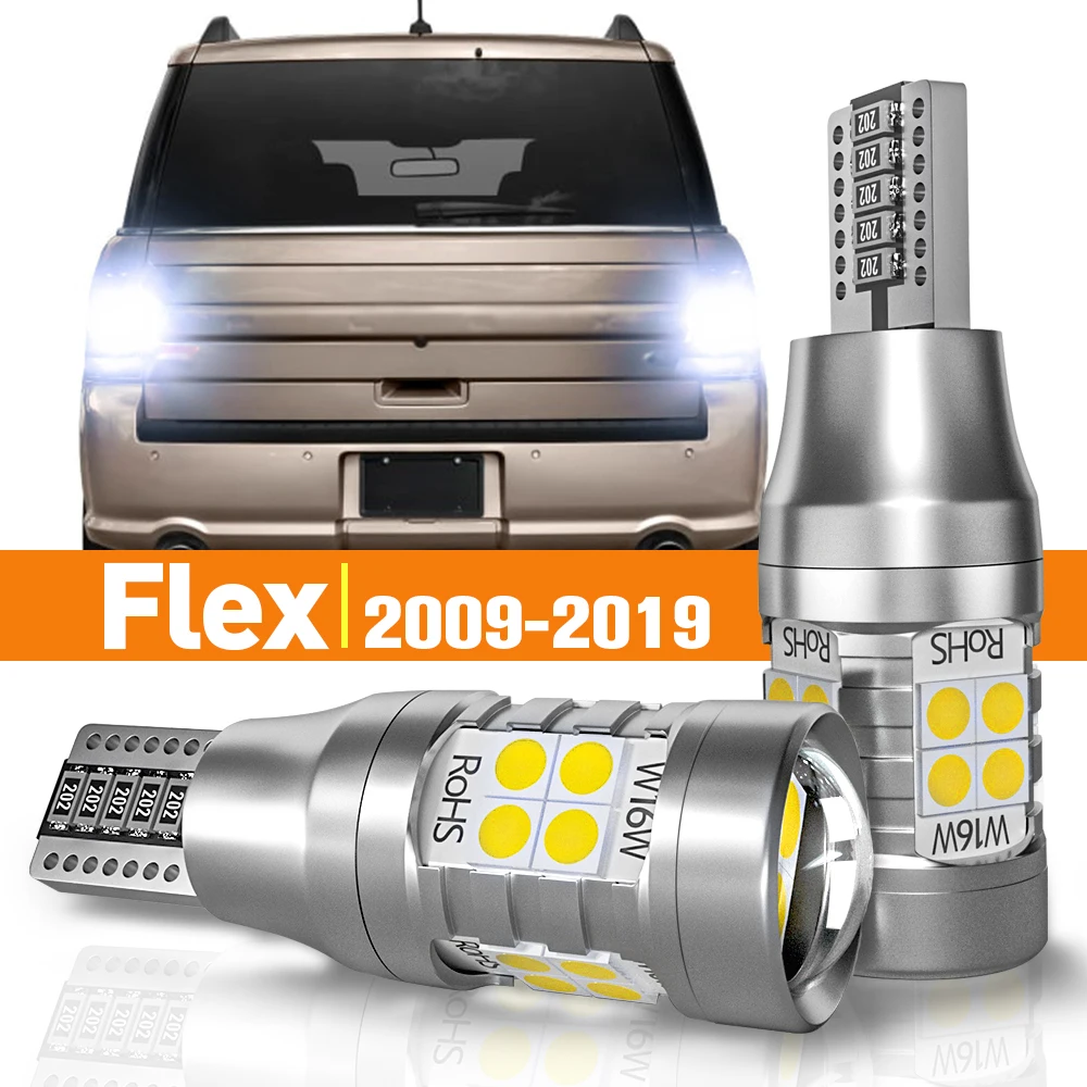 2 uds luz LED de marcha atrás para Ford Flex 2009 2010 2011 2012 2013 2014 2015 2016 2017 2018 2019 accesorios lámpara Canbus