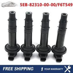 Car Ignition Coil Kit New Fits for Yamaha YZF R6 1999 2000 2001 2002 5EB823100000 129700-4400 5EB-82310-00-00 F6T549