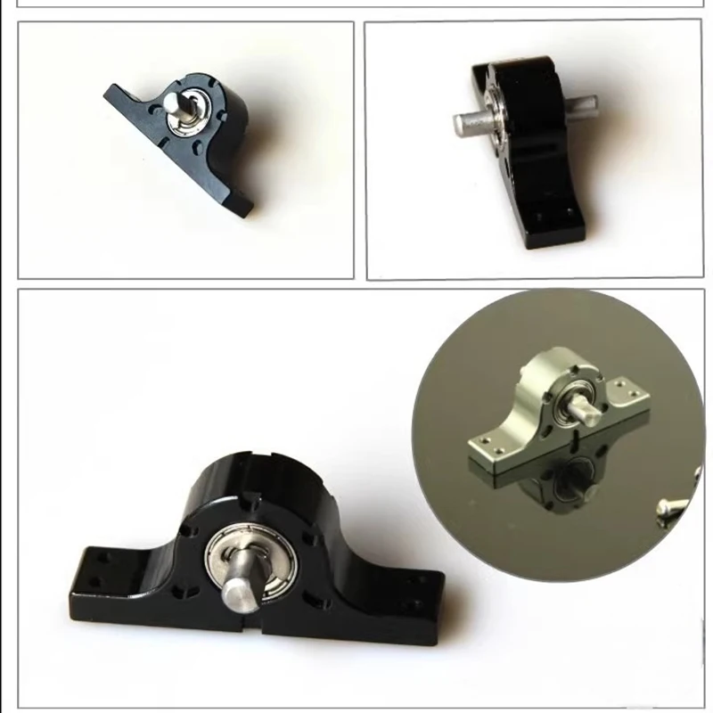 Metalen Zwarte Beam Cross The Bridge voor 1/14 Tamiya RC Truck Scania Benz MAN Volvo DIY Onderdelen