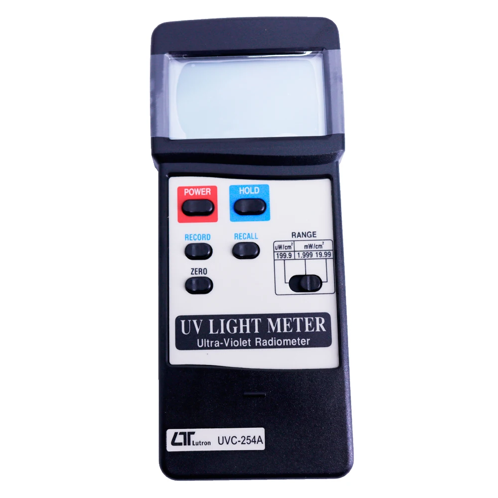 LUTRON UVC-254A UVC Light Meter Lux Meter مع RS-232/USB الأشعة فوق البنفسجية 254 نانومتر
