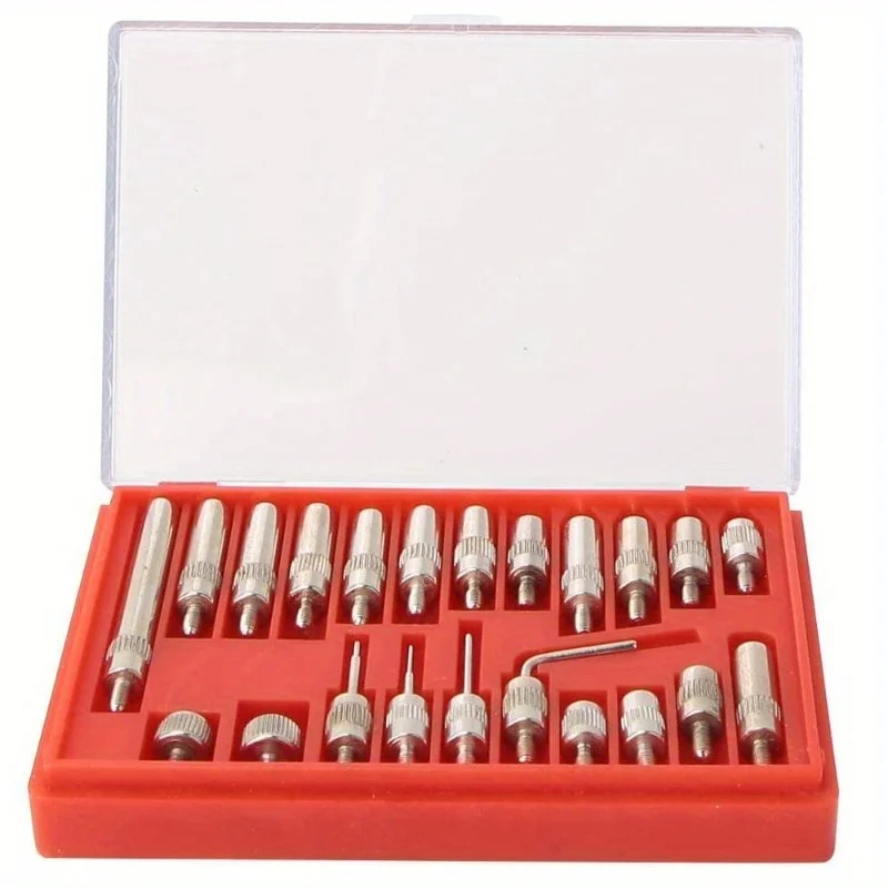22pcs/Set  Pin Type Electric Meter Probe Set | Carbon Steel Material，Sandproof，Shrink-Resistant，Analog Display