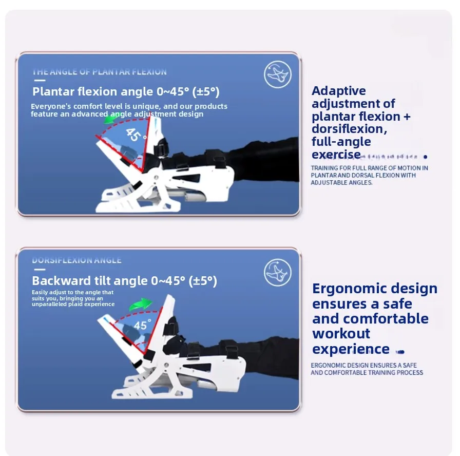 Ankle Trainer Foot Sagging Lower Limb Equipment Automatic Ankle Stroke Hemiplegia Fracture  Pump Break Extension