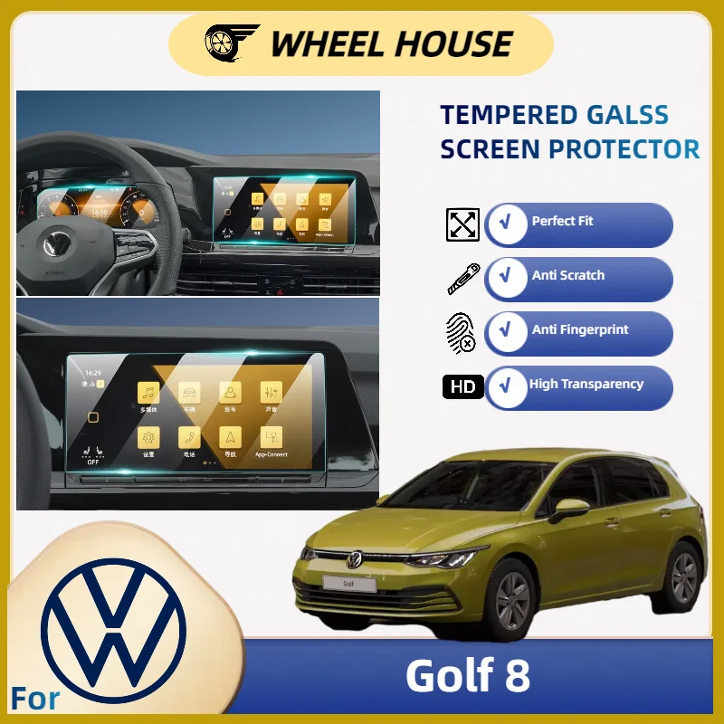 

Car Screen Tempered Glass Protector for Volkswagen Golf 8 R-line Car Accessories