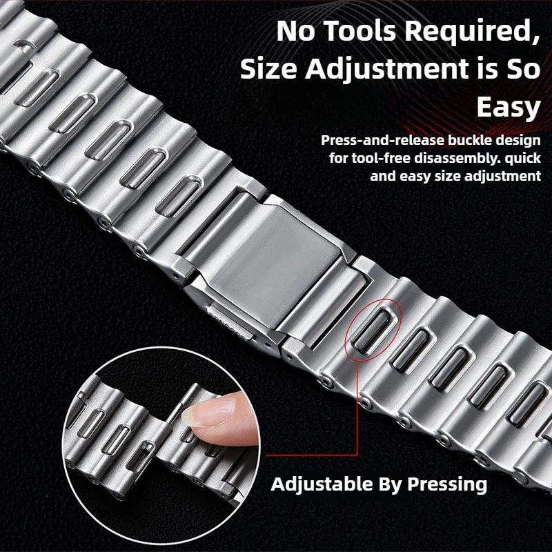 المحيط حزام مغناطيسي لساعة أبل الترا 2 3 الفرقة 49 مللي متر 9 8 7 45 مللي متر 44 مللي متر سوار الفولاذ المقاوم للصدأ IWatch S10 S11 46 مللي متر معصمه #4