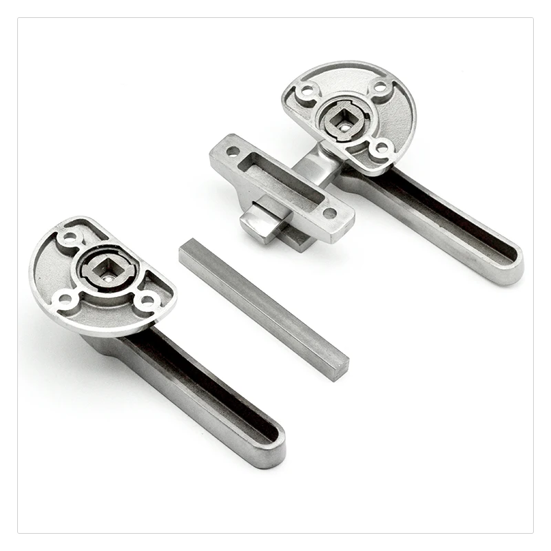 FASOUCOTH Door Handle Stainless Steel Soundproof Air Conditioning New Energy Rotating Sealed Handle Lock Both Inside And Outside