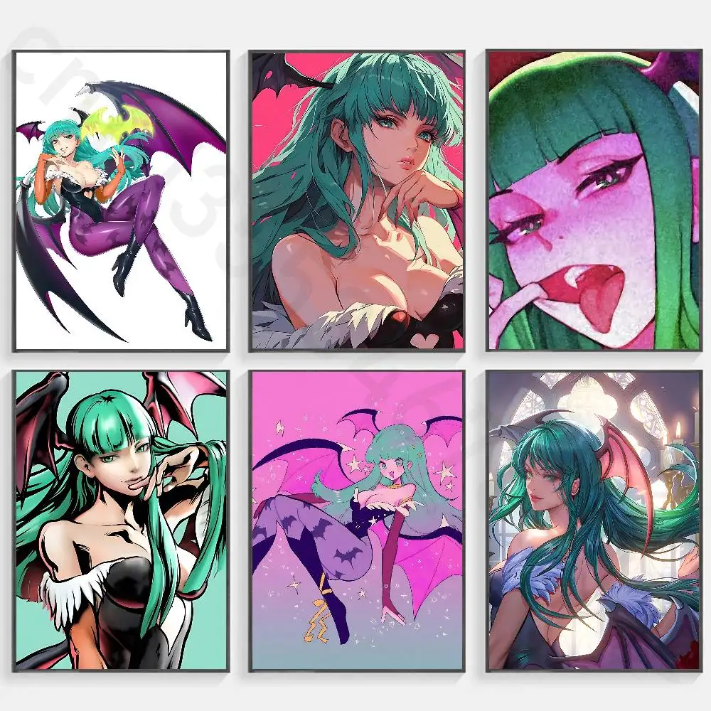 M-Morrigan A-Aensland Classic Poster Wall art print art suitable for living room bedroom bar parlor home decoration gift