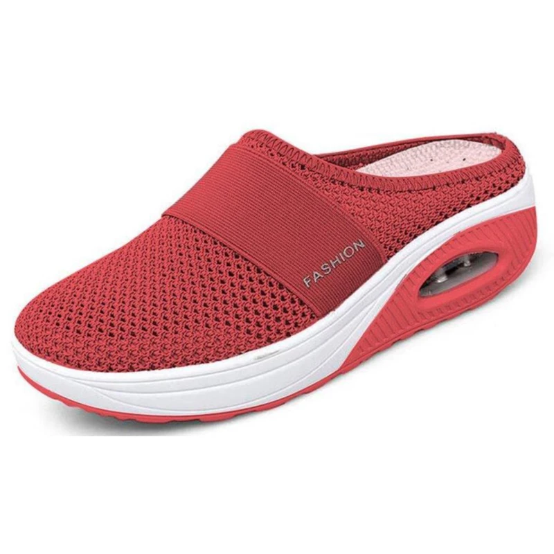 Wedge heel viscose shoes mesh adult spot breathable casual non-heel one support shoes  обувь женская осень chinelo C803