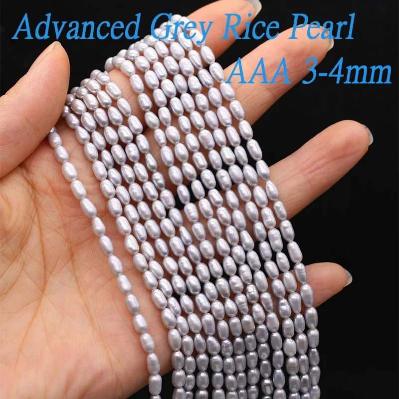 3-4mm Natural Zhuji Freshwater Cultured Pearl Beads Loose Spacer Bead for Jewelry Making Diy Necklace Bracelet Accessoires