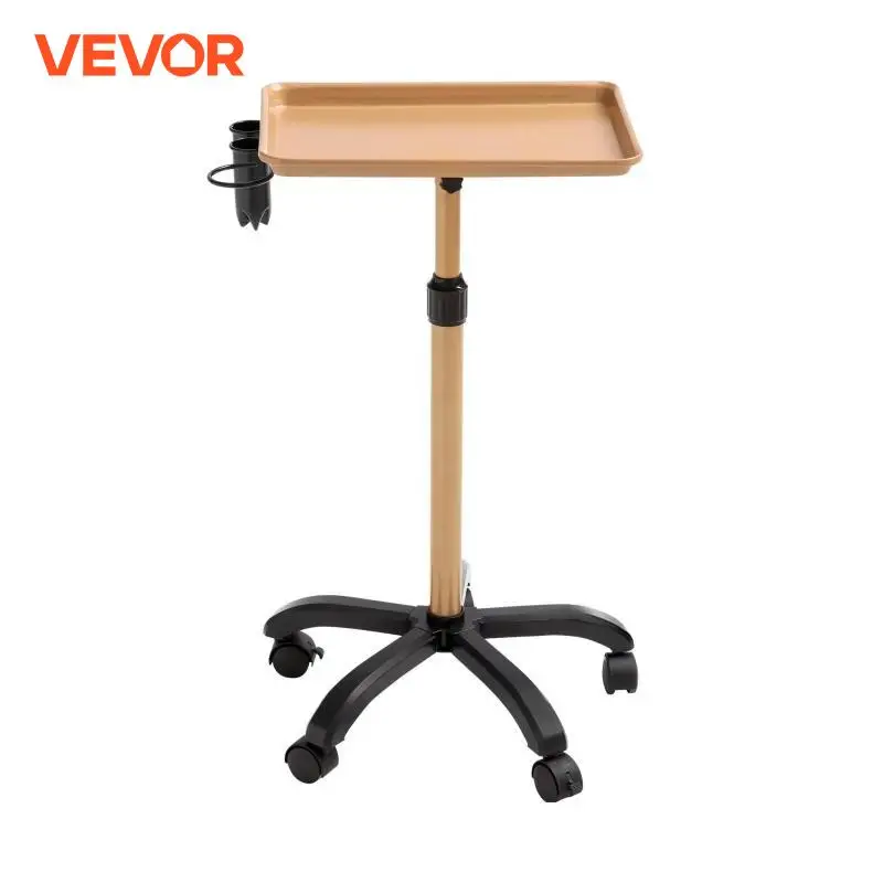 VEVOR-Chariot roulant réglable pour salon, plaque laminée à froid, plaque de tatouage, 5 roues, 2 verrouillables, 30 "-43", recommandé