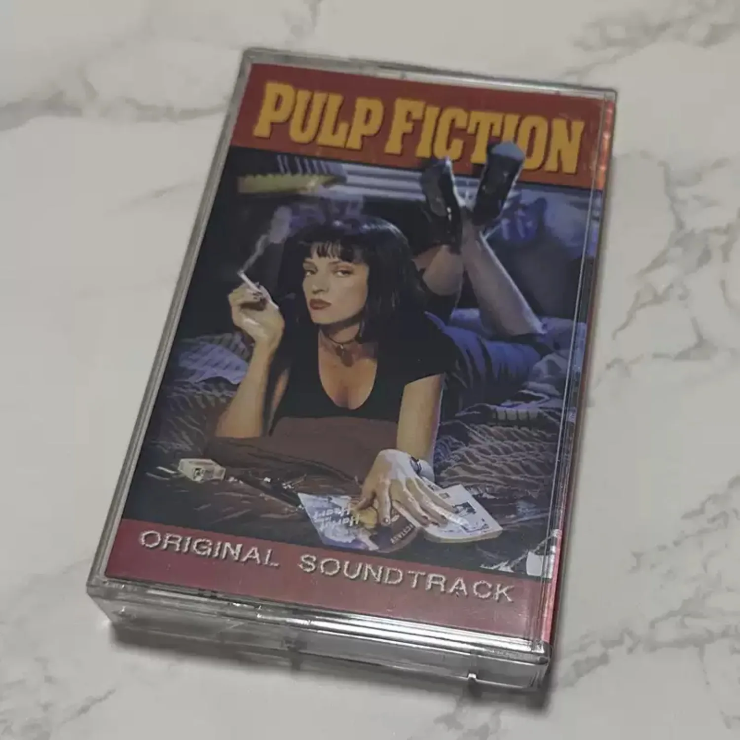 Cassette de musique de film vintage, format rétro nostalgique, réédition OST haute fidélité, idéale pour les collectionneurs