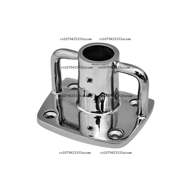 

Stainless steel flagpole base 316 stainless steel marine yacht hardware accessories thickened high hardness fixed seat