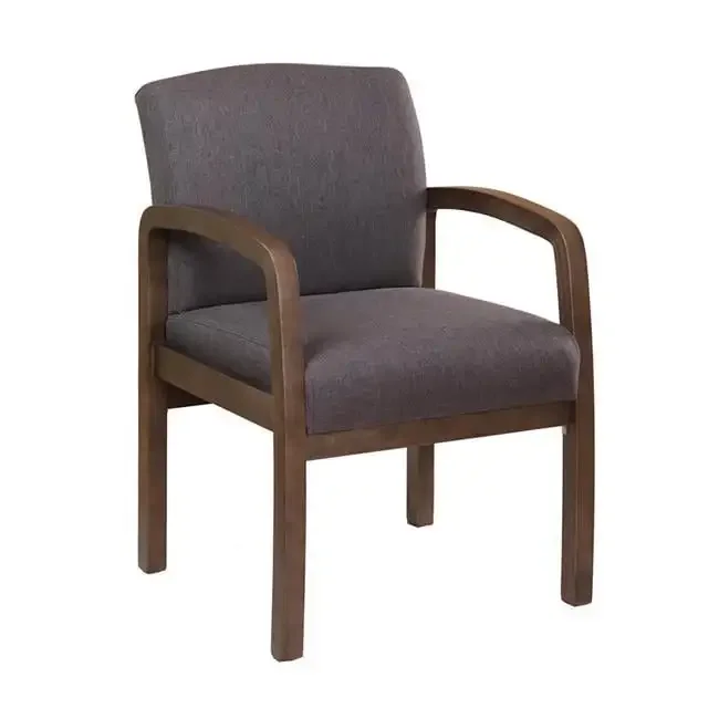 Simple and luxurious chairs, American style soft cushioned wooden chairs