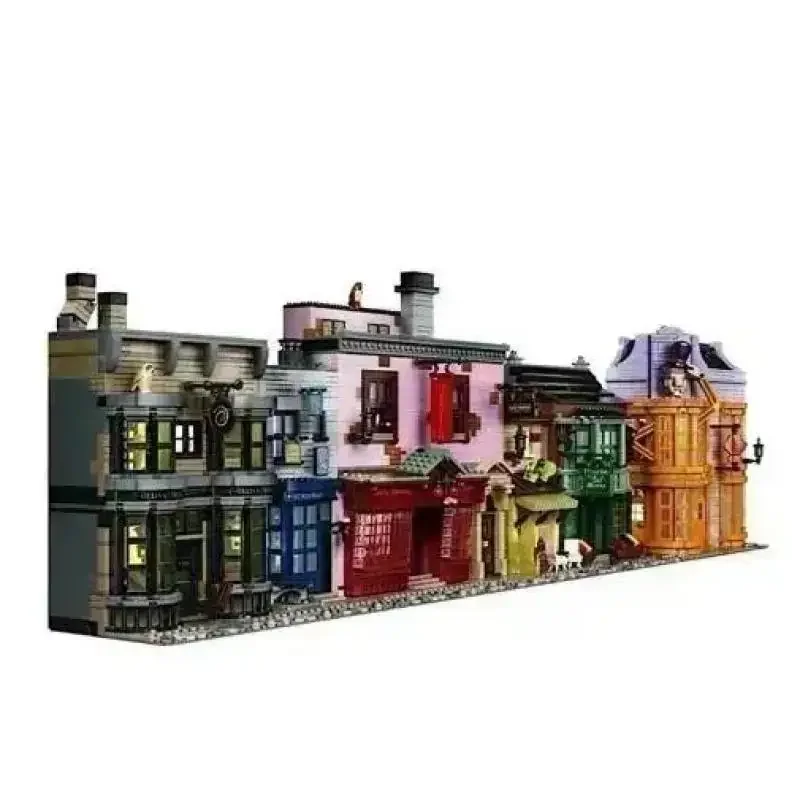 DIY 5544pcs Diagoned Alley Building Blocks Kits Bricks Classic Movie Series Model Kids DIY Toys For Children Gift 10217 75978