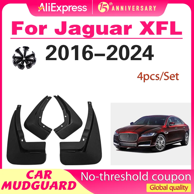 

Mudguards Full Coverage Mudflaps For Jaguar XFL 2016 2017 2018 2019 2020-2024 Front Mud Flaps Splash Guards Front Accessories